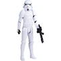 Miniatura de Star Wars Titan Hero Series Stormtrooper Figura de Acción Blanca de 30 cm con Accesorio Bláster, Modelo G1279, Dimensiones 10.2 x 5.1 x 30.5 cm, 19 g, para Niños a Partir de 4 Años
