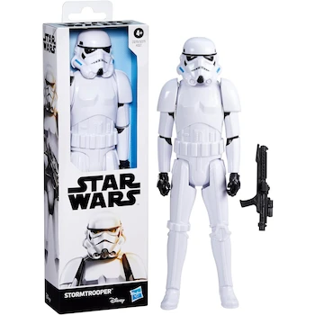 Imagen 3 de Star Wars Titan Hero Series Stormtrooper Figura de Acción Blanca de 30 cm con Accesorio Bláster, Modelo G1279, Dimensiones 10.2 x 5.1 x 30.5 cm, 19 g, para Niños a Partir de 4 Años