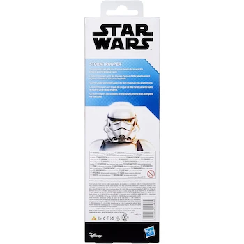 Imagen 5 de Star Wars Titan Hero Series Stormtrooper Figura de Acción Blanca de 30 cm con Accesorio Bláster, Modelo G1279, Dimensiones 10.2 x 5.1 x 30.5 cm, 19 g, para Niños a Partir de 4 Años