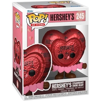 Imagen de referencia para Funko Pop! AD Icons Series: Hershey's Strawberry Creme Heart Vinyl Collectible Figure, Model B0D19KKMMK, Height Approximately 3.45 Inches