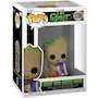 Miniatura de Funko Pop! Marvel Guardians of the Galaxy Groot con Cheese Puffs - 1/6 Odds Rare Chase Variant - Groot Shorts - Figura de Vinilo Coleccionable