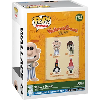 Imagen 3 de Funko Pop! Movies: Wallace & Gromit - Wallace (In Pajamas) Vinyl Figure
