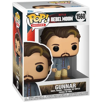Imagen alusiva al producto Funko Pop! Movies: Netflix - Rebel Moon, Gunnar - Figura de Vinilo Coleccionable 10 cm