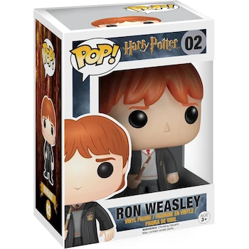 Imagen de referencia para Funko POP! Movies Harry Potter - Ron Weasley Figura Vinilo Coleccionable #02 #5859 3.75 pulgadas