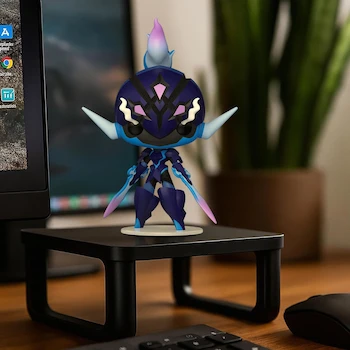 Imagen 2 de Funko Pop! Games: Pokemon Series - Ceruledge Multicolor Vinyl Collectable Figure, Model 86362, Size 3.75 inches (9.5 cm) Tall, Dimensions 11.43 x 8.89 x 16.51 cm