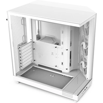 Imagen de referencia para NZXT H6 Flow CC-H61FW-01 Compact Dual-Chamber Mid-Tower ATX Case Blanco White