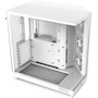 Miniatura de NZXT H6 Flow CC-H61FW-01 Compact Dual-Chamber Mid-Tower ATX Case Blanco White