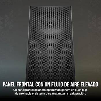 Imagen 5 de Corsair 3000D Airflow Chasis para PC Semitorre ATX Mid-Tower - Negro