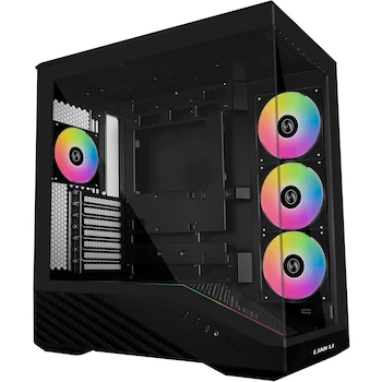 Imagen de referencia para Lian Li Vector V100 Black – ARGB Full Tower ATX/mATX/ITX Case Pro Gaming Look