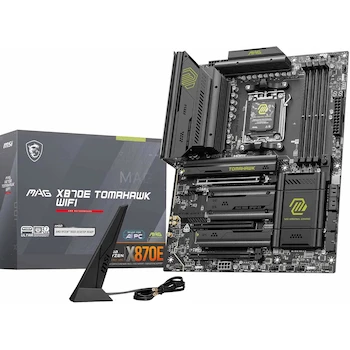 Imagen de referencia para MSI MAG X870E Tomahawk WiFi - Placa Base ATX para AMD Ryzen Serie 9000/8000/7000, AM5, DDR5, Wi-Fi 6E, Bluetooth 5.3
