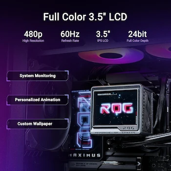 Imagen 5 de ASUS ROG RYUJIN III 360 ARGB Extreme Todo-en-uno AIO CPU Enfriador Líquido Negro