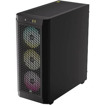 Imagen 5 de Corsair Caja para PC ATX 480T RGB de Cristal Templado, Modelo CC-9011272-WW, Color Negro, Dimensiones 47,6 x 21,4 x 44,6 cm, Serie RVB 480T, Capacidad para hasta 3 unidades SSD