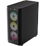 Miniatura de Corsair Caja para PC ATX 480T RGB de Cristal Templado, Modelo CC-9011272-WW, Color Negro, Dimensiones 47,6 x 21,4 x 44,6 cm, Serie RVB 480T, Capacidad para hasta 3 unidades SSD