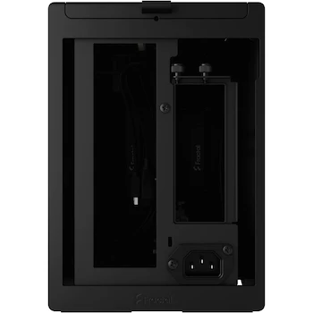 Imagen 3 de Fractal Design Terra Graphite - Panel Frontal de Madera de Nogal - Small Form Factor - Estuche Mini ITX - Paneles de Aluminio Anodizado