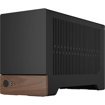 Imagen 4 de Fractal Design Terra Graphite - Panel Frontal de Madera de Nogal - Small Form Factor - Estuche Mini ITX - Paneles de Aluminio Anodizado