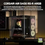 Miniatura de Corsair AIR 5400 RS-R ARGB Caja para PC Semitorre Panorámica de Triple Cámara - Negro - Modelo CC-9011318-WW - Serie AIR 5400 - Tamaño Mid-Tower 469mm Alto x 468mm Ancho x 340mm Profundidad - ASIN B0FJ8SWG15