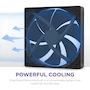 Miniatura de NZXT F120P - Ventiladores de Presión Estática de 120 mm, Paquete Individual, Color Negro