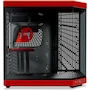Miniatura de HYTE Y70 Funda para PC ATX Mid-Tower de Vidrio Templado Panorámico Doble Cámara con Cable Elevador PCIe 4.0 Incluido, Modelo CS-HYTE-Y70-BR, Color Rojo