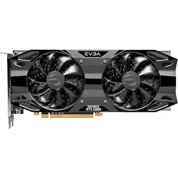 Imagen 2 de EVGA GeForce RTX 2060 12GB XC Black Gaming, 12G-P4-2261-KR, 12GB GDDR6, Ventiladores Duales, Placa Trasera de Metal