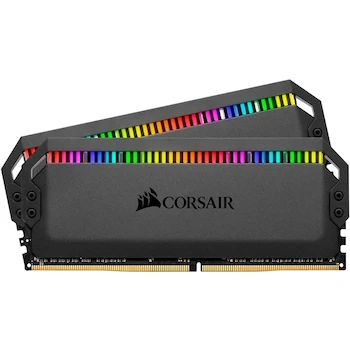 Imagen 3 de Corsair Dominator Platinum RGB Kit de Memoria 16GB (2x8GB) DDR4 3200MHz C16 Negro con Iluminación LED RGB