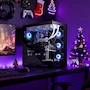 Miniatura de darkFlash DS900 ATX Mid-Tower PC Case, Full View Dual Tempered Glass, 4 PWM ARGB Fans Pre-Installed, Type C Port, Black