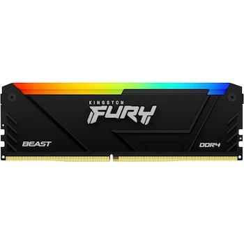 Imagen de referencia para Kingston FURY Beast Black RGB DDR4 8GB 3600MT/s DIMM 288-Pin KF436C17BB2A/8
