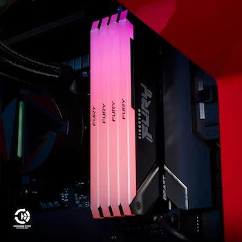 Imagen 4 de Kingston FURY Beast Black RGB DDR4 8GB 3600MT/s DIMM 288-Pin KF436C17BB2A/8