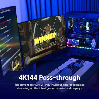 Imagen 5 de AVerMedia Tarjeta de Captura HDMI GC575 Live Gamer 4K 2.1 PCIe, Color Gris, Dimensiones 121 x 160.5 x 21.5 mm