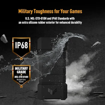 Imagen 4 de ASUS TUF Gaming A2 - Carcasa SSD Portátil Negra, USB-C 3.2 Gen 2x2, Soporte Doble M.2 NVMe PCIe y SATA 2242/2260/2280 hasta 4TB, Chasis de Aleación de Aluminio, Dimensiones 116.22x55.65x15.3 mm, Peso 148 g