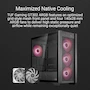 Miniatura de ASUS TUF Gaming GT302 ARGB White Edition ATX Mid-Tower PC Case, Supports EATX (12"x10.9")/ATX/Micro-ATX/Mini-ITX, Dimensions 235x520x485mm, Drive Bays: 2x2.5", 2x2.5"/3.5" Combo, Expansion Slots: 8 + 3 Vertical