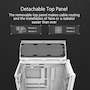 Miniatura de ASUS TUF Gaming GT302 ARGB White Edition ATX Mid-Tower PC Case, Supports EATX (12"x10.9")/ATX/Micro-ATX/Mini-ITX, Dimensions 235x520x485mm, Drive Bays: 2x2.5", 2x2.5"/3.5" Combo, Expansion Slots: 8 + 3 Vertical
