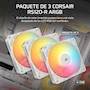 Miniatura de Corsair RS120-R ARGB 120mm PWM Ventilador Flujo Inverso – Conexiones ARGB de +5V, 8 LED RGB, Cadena Daisy, 120 x 120 x 25 mm, Pack de 3 – Blanco, Modelo CO-9050197-WW, ASIN B0F8QXB9DG