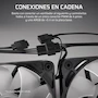 Miniatura de Corsair RS120-R ARGB 120mm PWM Ventilador Flujo Inverso – Conexiones ARGB de +5V, 8 LED RGB, Cadena Daisy, 120 x 120 x 25 mm, Pack de 3 – Blanco, Modelo CO-9050197-WW, ASIN B0F8QXB9DG
