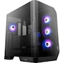Miniatura de MSI MAG PANO 120R PZ - Gabinete PC ATX Mid-Tower para Juegos - Negro - Panel de Vidrio Templado Panorámico 270° - 7 Ventiladores ARGB Preinstalados