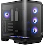 Miniatura de MSI MAG PANO 120R PZ - Gabinete PC ATX Mid-Tower para Juegos - Negro - Panel de Vidrio Templado Panorámico 270° - 7 Ventiladores ARGB Preinstalados