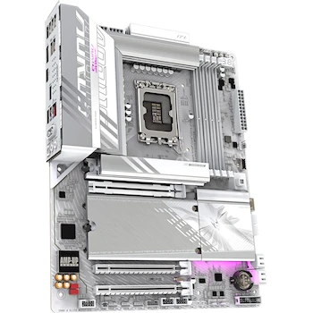 Imagen 3 de GIGABYTE Z890 AORUS Elite WIFI7 Ice ATX Motherboard for Intel Core Ultra Series 2 Processors, LGA 1851 Socket, DDR5 Memory up to 256GB with 4 DIMM Slots, 4 M.2 Slots, 4 SATA Ports