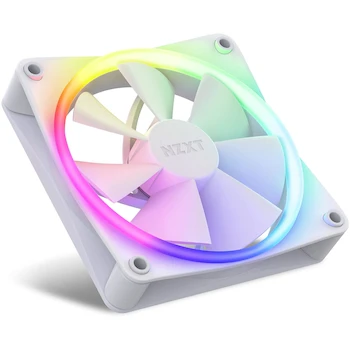 Imagen 3 de NZXT AER F120 RGB White - Ventilador de Caja 120mm Alto Rendimiento Flujo de Aire Individual RGB