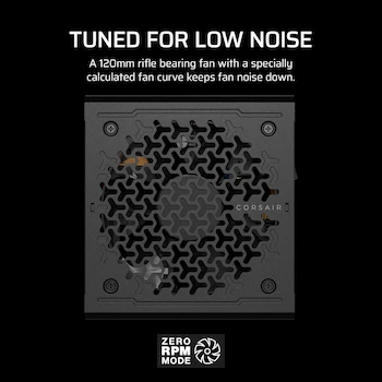 Imagen 5 de Corsair RM1000e (2025) Fuente de Alimentación ATX 1000W Totalmente Modular Negro con Cable 12V-2x6