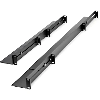 Imagen 2 de StarTech.com UNIRAILS1UB Rieles Universales para Rack 1U 19" 4 Postes Profundidad Ajustable 24-36" Kit de Montaje para Servidor/Red/UPS Negro