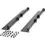 Miniatura de StarTech.com UNIRAILS1UB Rieles Universales para Rack 1U 19" 4 Postes Profundidad Ajustable 24-36" Kit de Montaje para Servidor/Red/UPS Negro