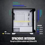Miniatura de Thermaltake S100 TG Snow - Carcasa Micro Torre MicroATX con Vidrio Templado, Ventilador Trasero 120 mm Preinstalado, Modelo CA-1Q9-00S6WN-00, Color Blanco