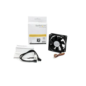 Imagen 2 de StarTech.com FAN8025PWM Ventilador para Computadora 80 mm x 25 mm con Conector PWM 4 Pines Color Negro
