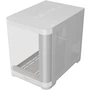 Miniatura de Gabinete Curvo Xzeal XZGAMC3W M-ATX/ITX Blanco con 3 Ventiladores RGB