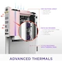 Miniatura de NZXT N9 X870E White RGB Motherboard - AMD X870E Chipset, AM5 Socket, DDR5 Memory, ATX Form Factor, WiFi 7, Bluetooth 5.4, Model N9-X87XT-W1, Full Metal Cover, White PCB, Clean Gamer Design