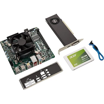 Imagen de referencia para AMD KIT de Escritorio Gamer Radeon 550 2GB GDDR5 con Procesador 8 Núcleos Zen 2 4700S 16GB RAM GDDR6 240GB SSD