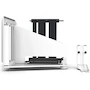Miniatura de NZXT Kit de Montaje Vertical para GPU AB-RH175-W1, Cable Elevador PCIe 4.0 x16 de 175 mm, Soporte para GPU, Soporte de Acero, Color Blanco Mate, Dimensiones 186.8 mm x 144.7 mm x 150.4 mm