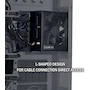 Miniatura de Lian Li Edge Series EG1000 - Fuente de Alimentación Modular 1000W 80 Plus Platinum ATX 3.1 PCIe 5.1 Diseño L para Carcasa Doble Cámara Color Negro