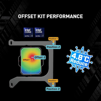 Imagen 3 de MSI MAG CORELIQUID A15 240 - AIO CPU Liquid Cooler - 240mm Radiator - Dual 120mm Fans, Black