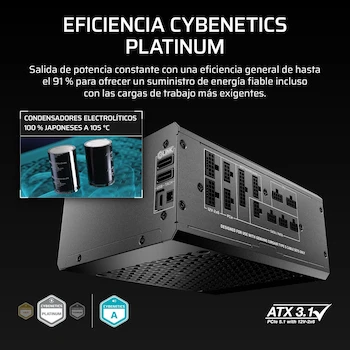 Imagen 5 de Corsair HX1500i Shift Fuente de Alimentación 1500W ATX Negro