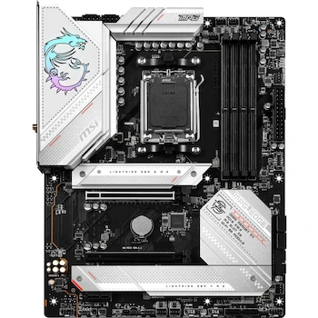 Imagen 2 de MSI MPG B650 EDGE WIFI - Placa Base ATX AMD AM5 Plata/Blanca para Procesadores Ryzen Serie 7000/8000/9000